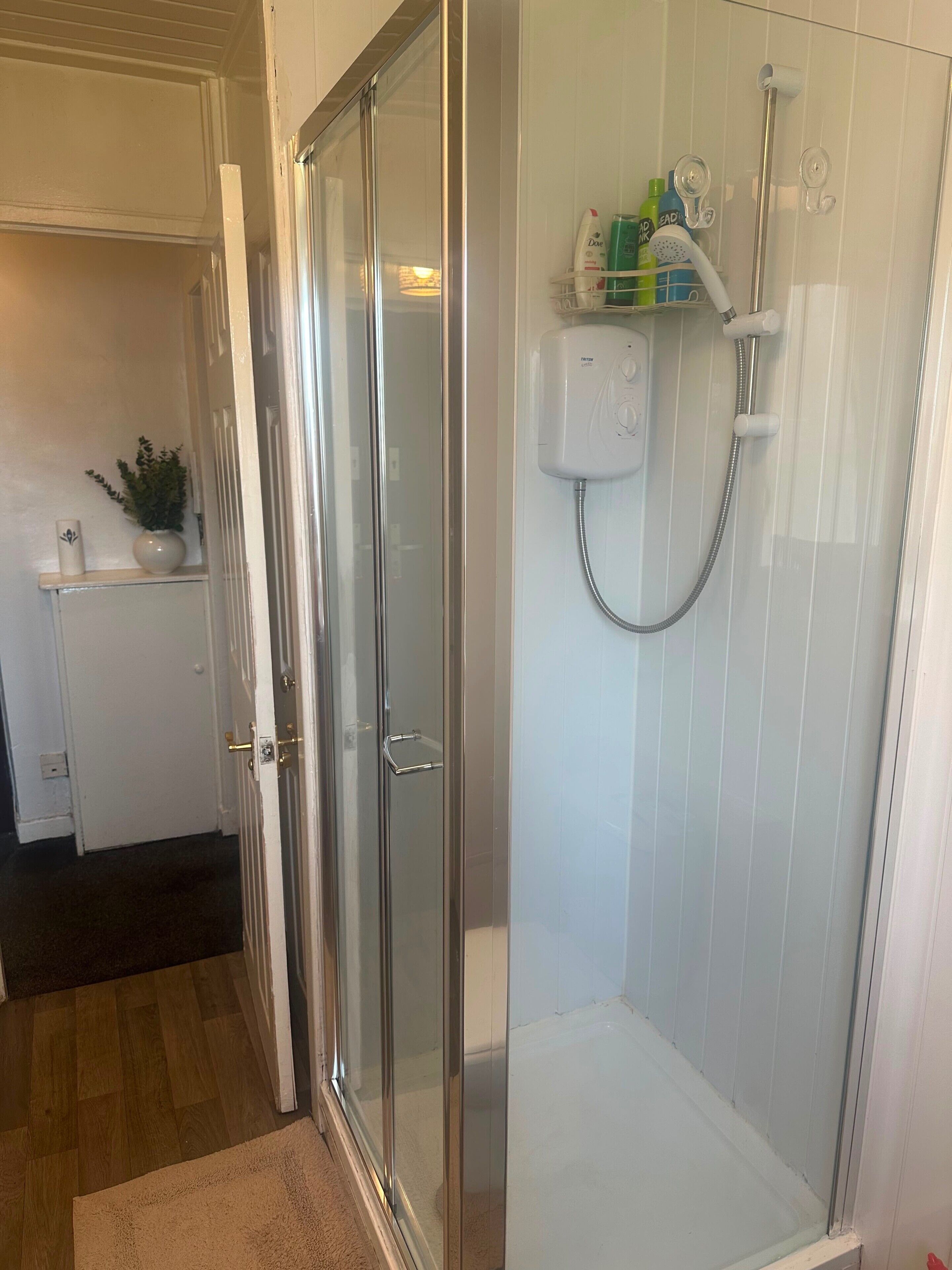Shower, towels