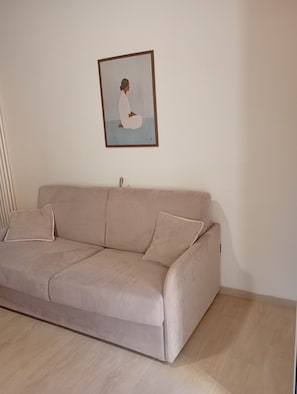 Living area - Casa Marina: a lovely apartment 200 meters from the Adriatic Sea (Marina Palmense)