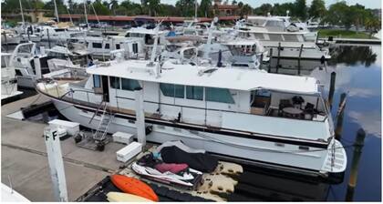 Live like a movie star on a 68 ft yacht