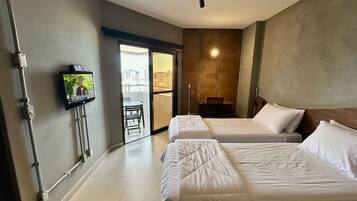Deluxe Apartment, Balcony, Beach View | Free WiFi