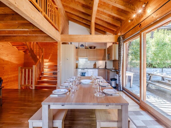 Dining - Cozy chalet near slopes - 8 guests (Le Grand-Bornand)