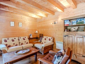 Living area - Cozy chalet near slopes - 8 guests (Le Grand-Bornand)