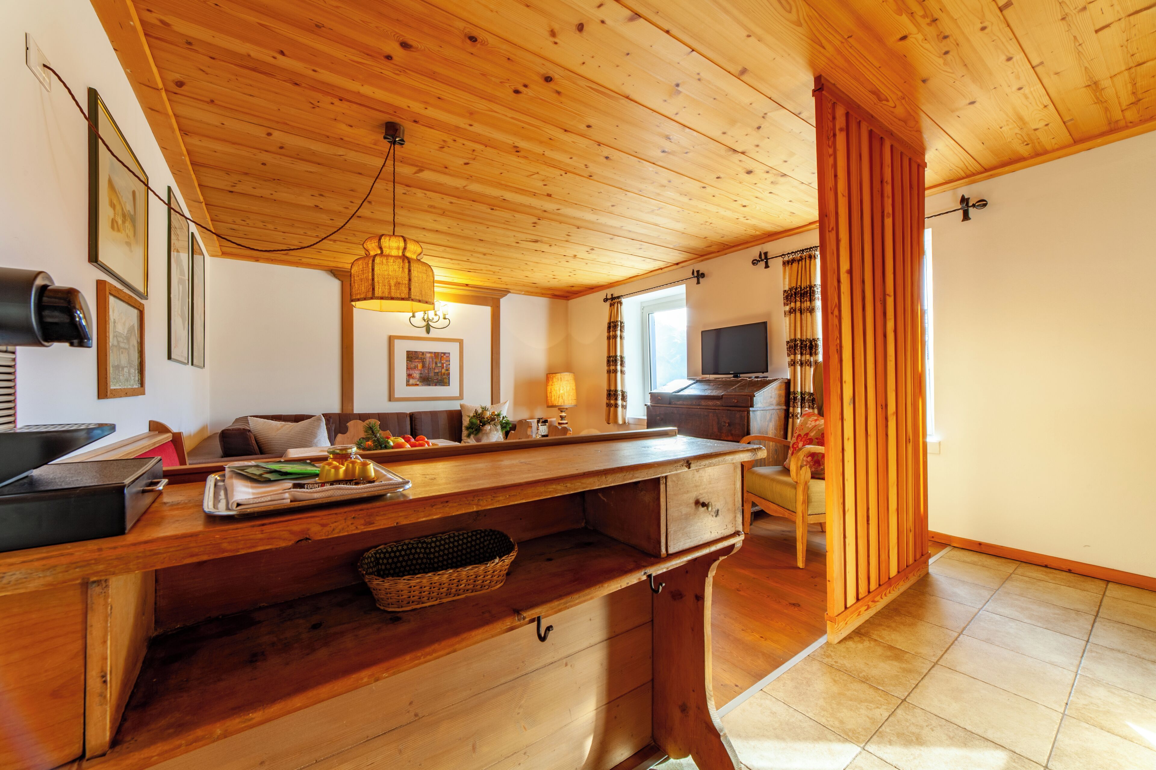 Comfort-Apartment, Bergblick | Wohnbereich