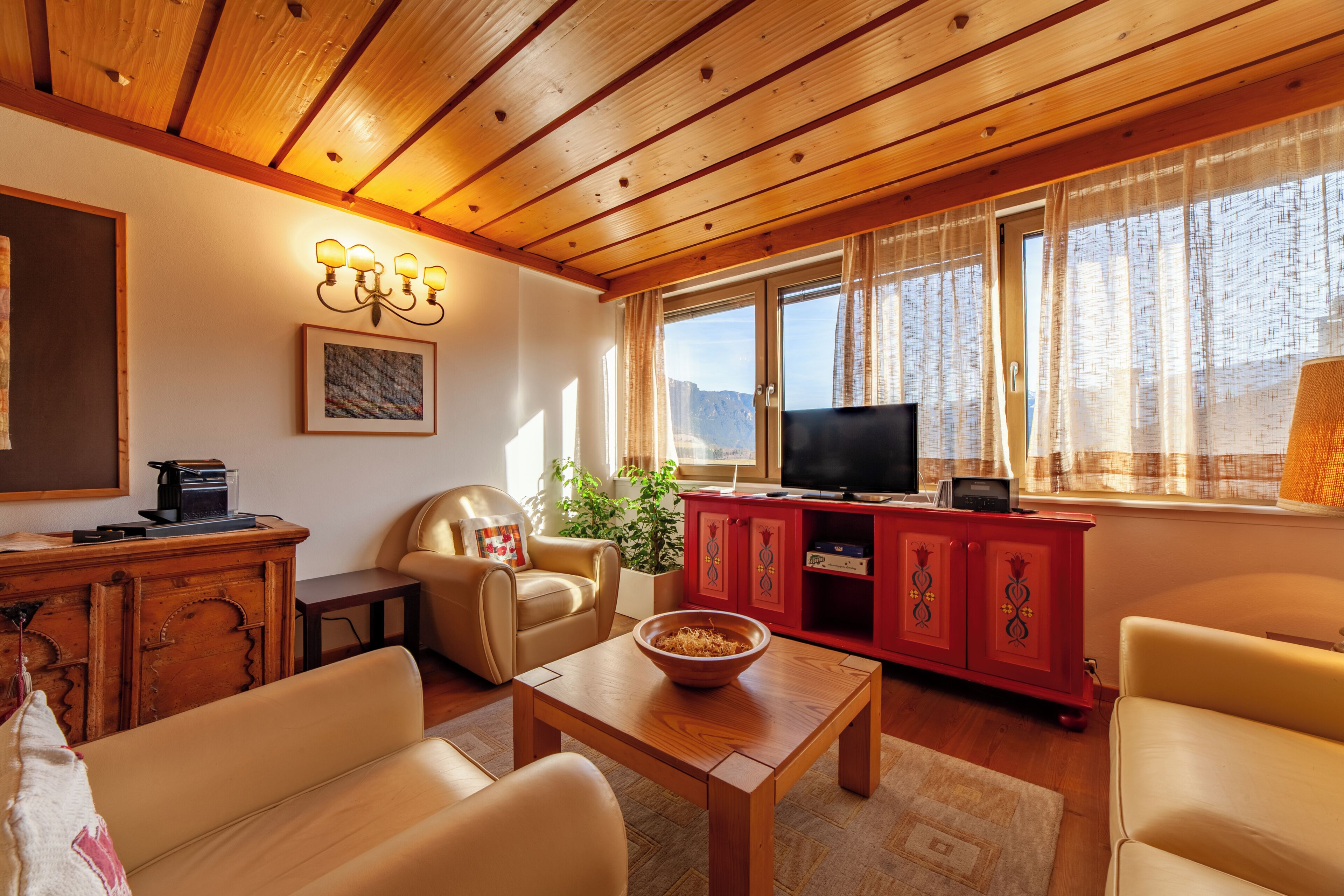 Comfort-Apartment, Bergblick | Wohnbereich