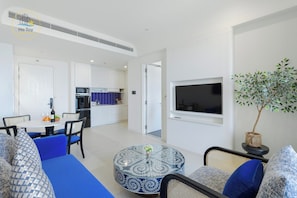 Deluxe Apartment, Balcony, Beach View | Living area - One Bedrooms Apartment With Sea View (Phu Quoc)