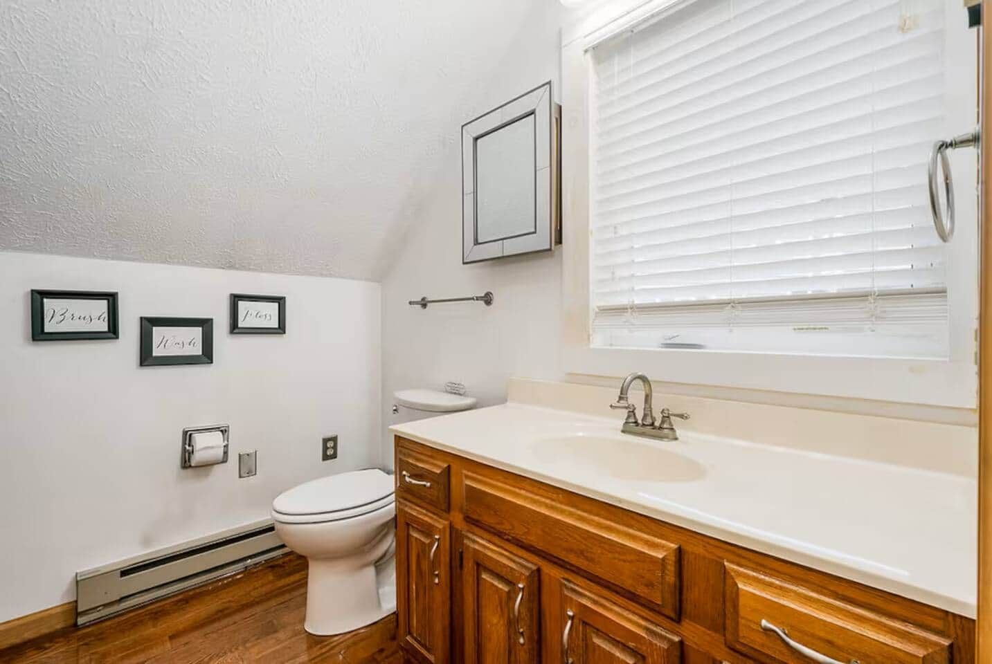 Hair dryer, towels