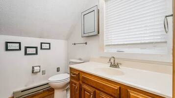 Hair dryer, towels