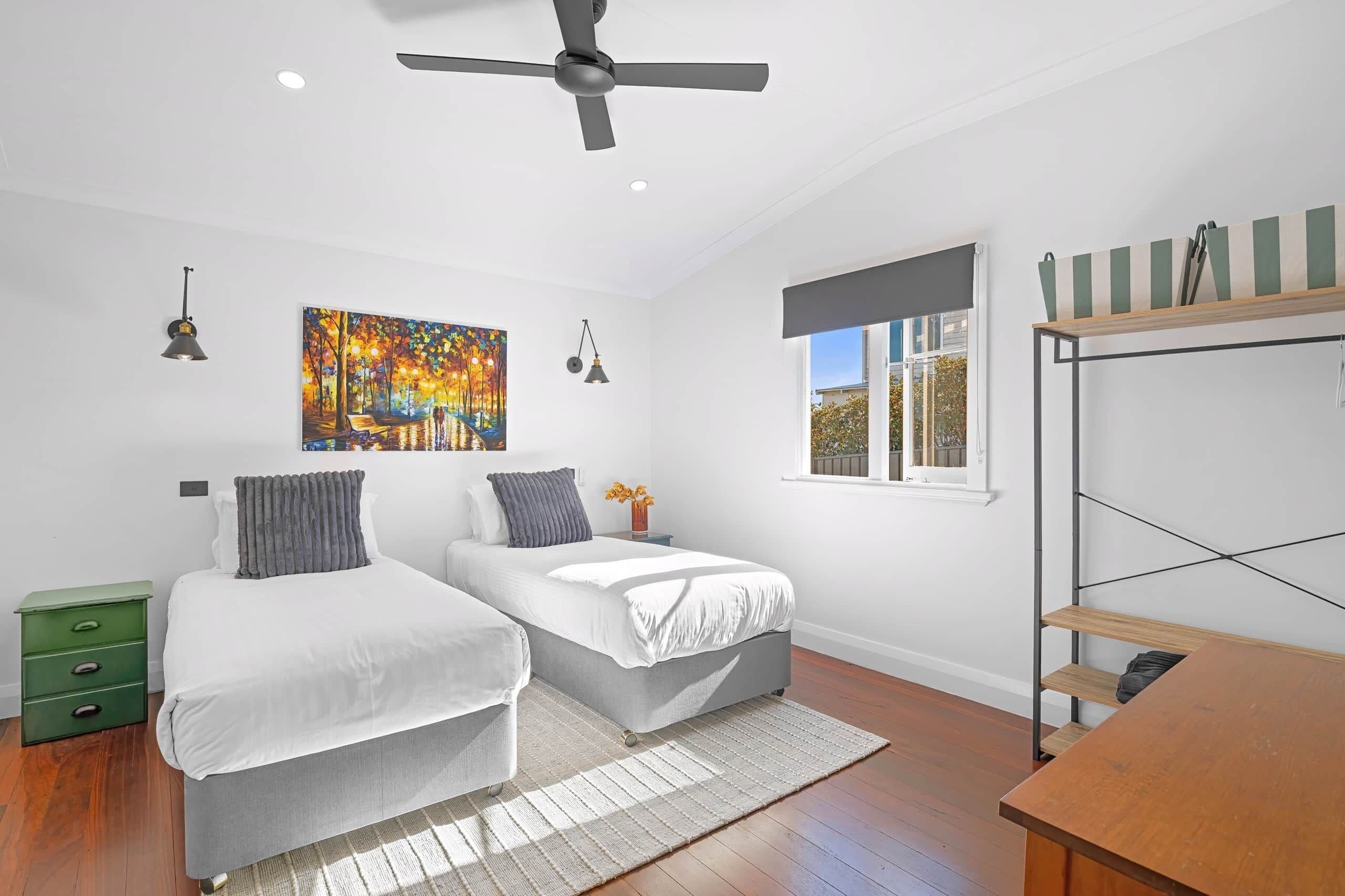 2 bedrooms, desk, iron/ironing board, free WiFi