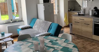 Appartement rez de jardin avec jacuzzi