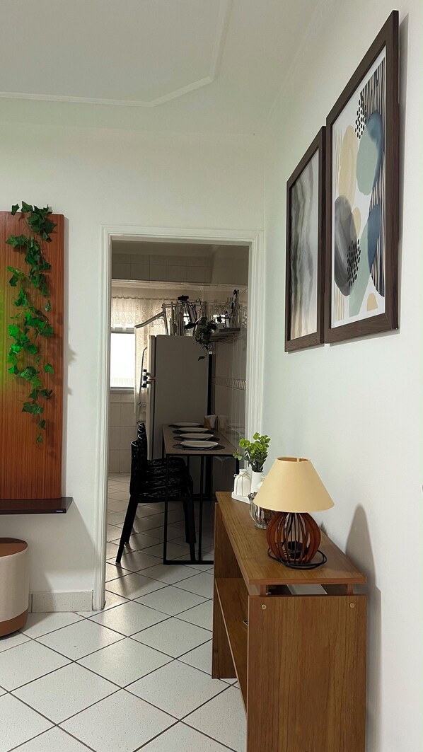 Interior - Serene 1-bedroom apartment in Praia Grande perfect for relaxing stays (Praia Grande)