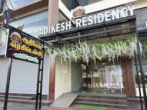 Exterior detail - Adikesh Residency (Tiruvannamalai)