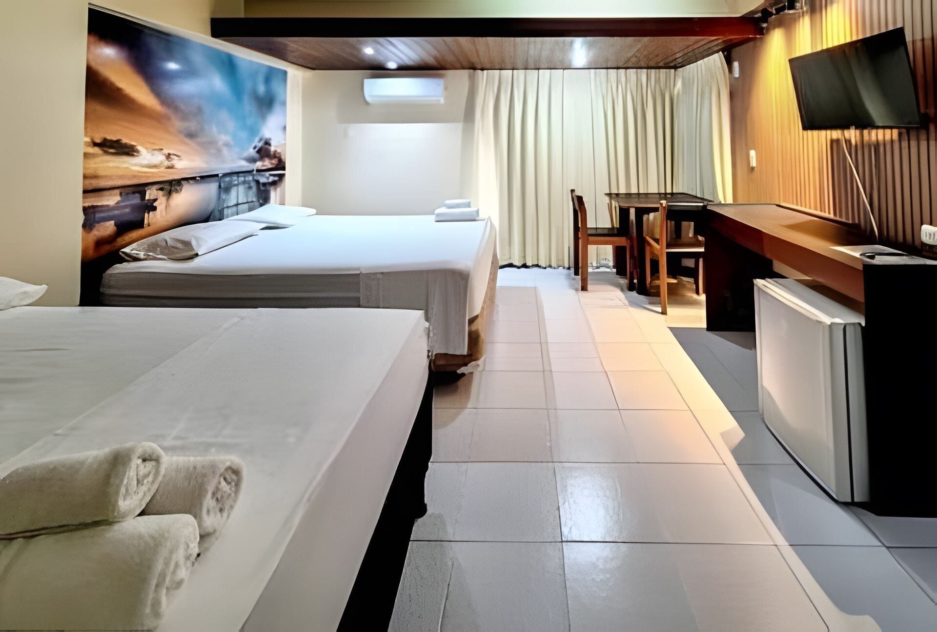 Apartamento básico | Wi-Fi de cortesia, roupa de cama