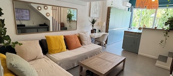 Fully air-conditioned 2-bedroom apartment in the center of the island.