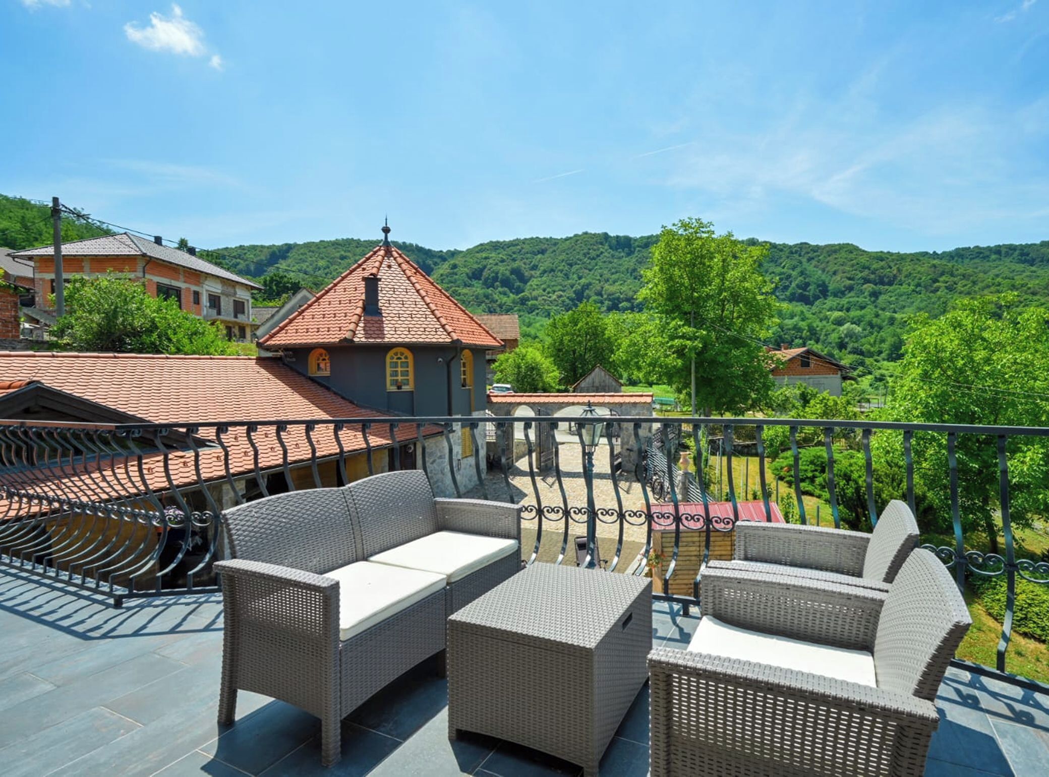 House (Three Bedroom Villa with Outdoor Pool) | Terrace/patio