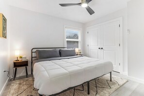 3 bedrooms, iron/ironing board, travel cot, free WiFi