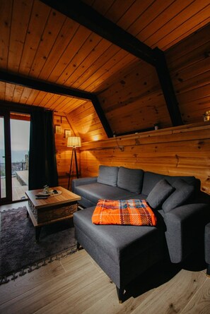 Living area - Havuzlu Bungalov Yerumoni (Çamlıhemşin)