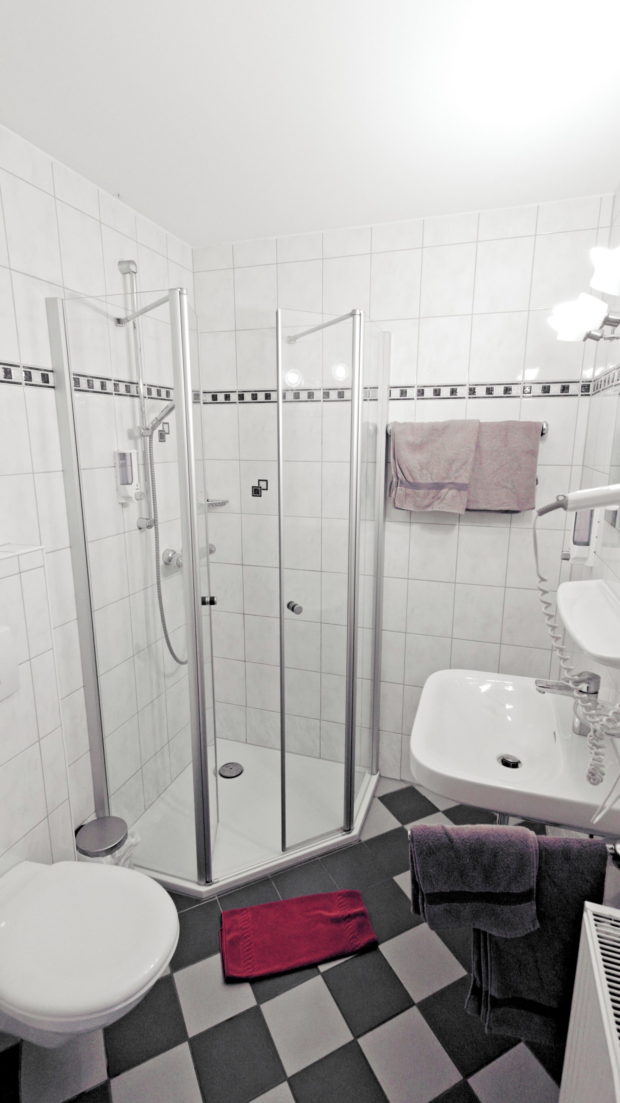 Chambre Double, non-fumeur, salle de bains privée | Salle de bain