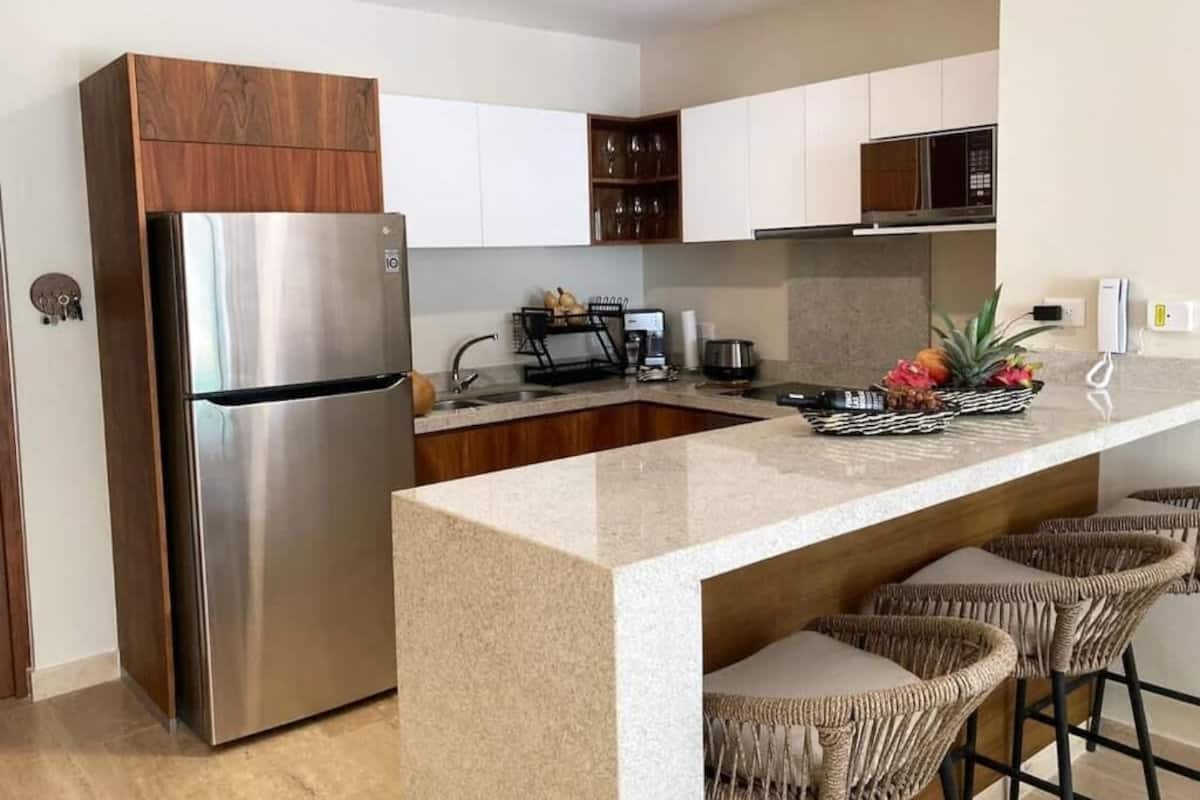 Departamento, balcón, vista al parque | Cocina privada
