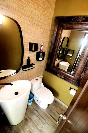Bathroom - House of Harmony. In the heart of the Romantic Zone. Private splash pool. (Puerto Vallarta)