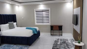 Habitació doble per a ús individual Deluxe, vistes al jardí | Planxa i posts de planxar i wifi gratuïta