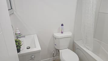 Serviettes fournies, savon, papier toilette