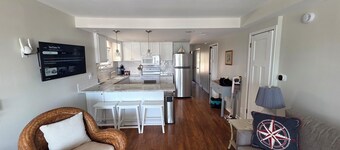 Right across from Beach and Grand Haven Pier! Beautiful Lake and Sunset Views!
