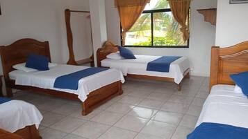 Quadruple Room, Balcony, Courtyard View