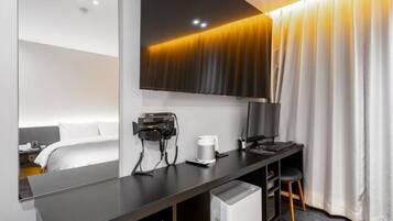 Standard(75-inch TV, High Performance PC, Free OTT 5 Services, Air Purifier) | Minibar (free items), desk, laptop workspace, WiFi (free)