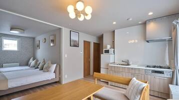 Apartemen Basic, 2 kamar tidur, pemandangan kota | Wi-Fi gratis