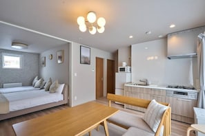 Apartemen Basic, 2 kamar tidur, pemandangan kota | Wi-Fi gratis