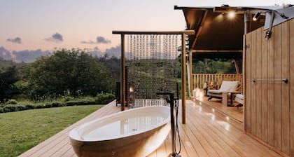 Jungle Den Experience the ultimate retreat in a luxury tent