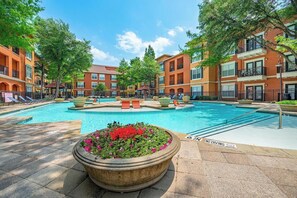 Pool - Landing | Chic 1BD, Clubhouse (Irving)