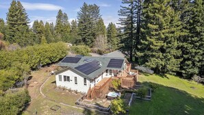 Exterior - Spacious 4BR country retreat nestled in redwoods and apple orchard (Occidental)