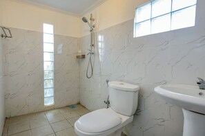 Kabin, pemandangan kebun | Kamar mandi
