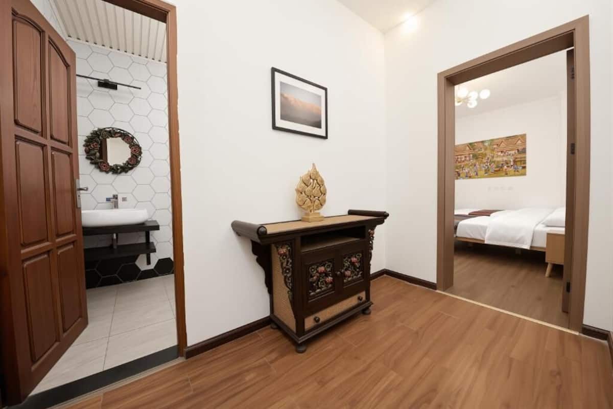 Family Room | Blackout drapes, iron/ironing board, free WiFi