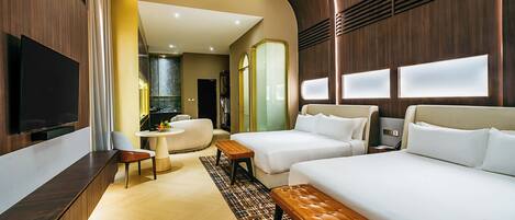 Business Twin Room, Non Smoking, City View | Minibar, in-room safe, free WiFi, bed sheets