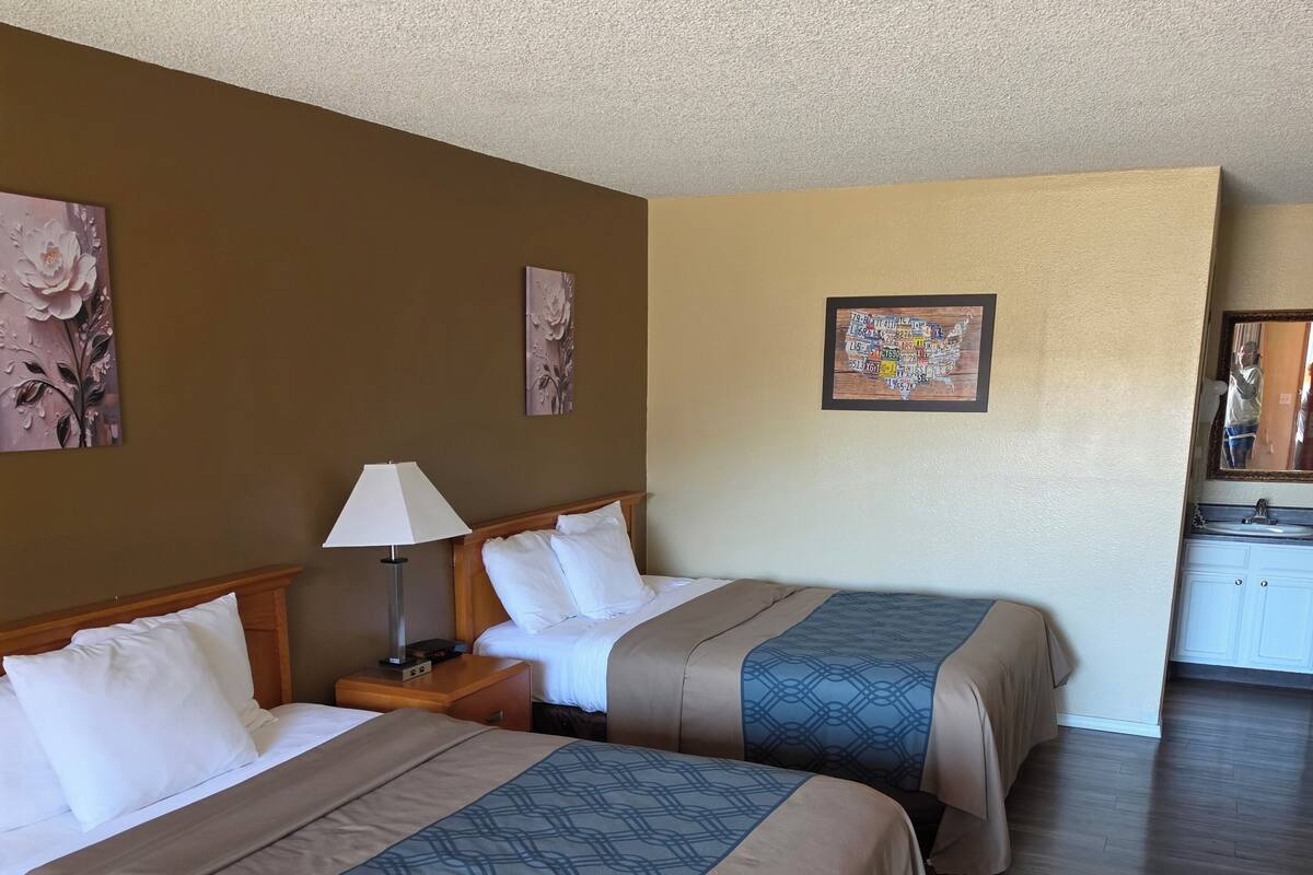 In-room safe, desk, laptop workspace, iron/ironing board