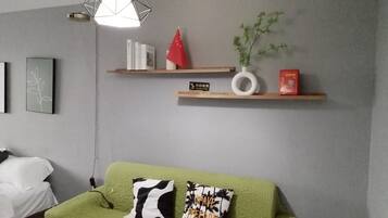 Habitación Confort con 2 camas individuales | Área de sala de estar