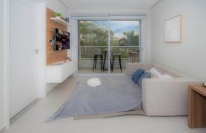 Apartment, Balkon, Stadtblick