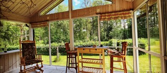Vacation home in the idyllic village of Bolmen, 500 meters from Lake Bolmen