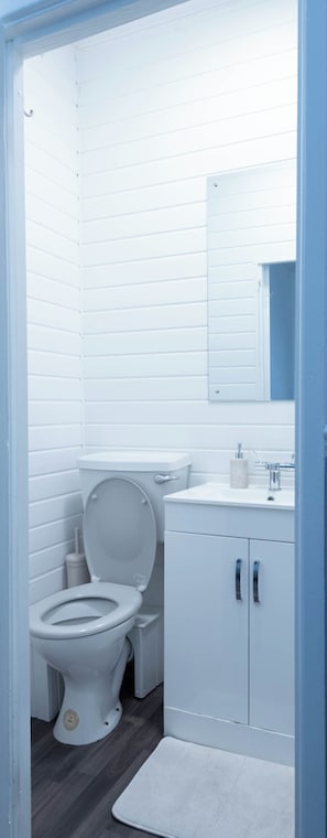 Dusche, Handtücher, Toilettenpapier