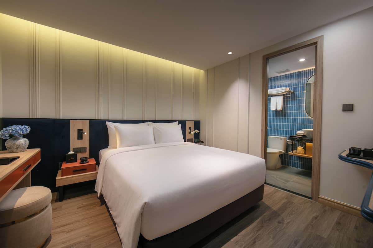Quarto casal básico | Roupas de cama premium