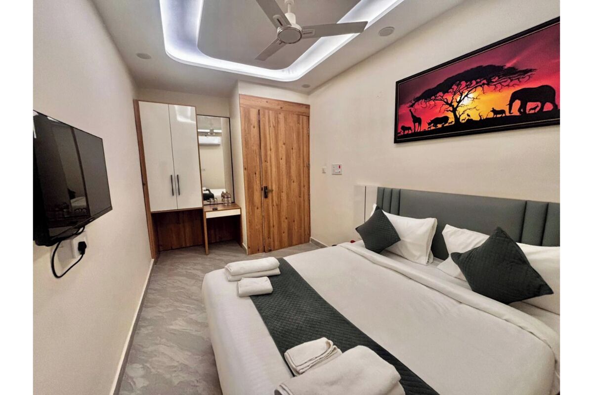 Habitación estándar | Escritorio y espacio para trabajar con un portátil