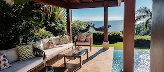 Villa with private pool and sea view in Samaná