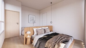 Comfort appartement, uitzicht op meer | Een bureau, een laptopwerkplek, gratis wifi