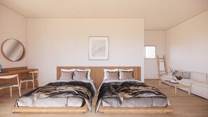 Comfort appartement, uitzicht op meer | Een bureau, een laptopwerkplek, gratis wifi