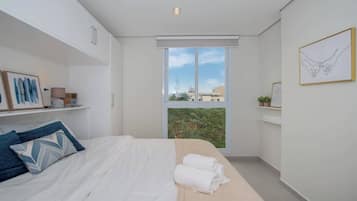 Apartment, Balkon, Stadtblick