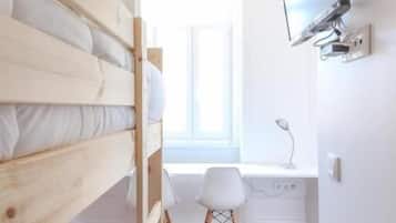 Desk, laptop workspace, iron/ironing board (on request), free WiFi