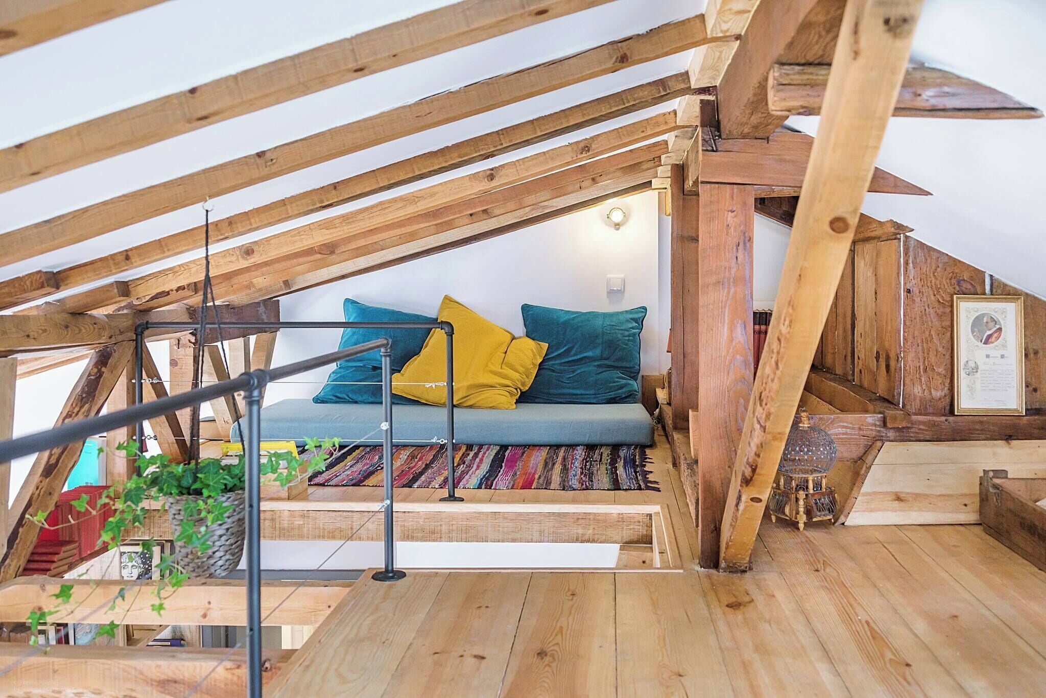 Lägenhet - 2 sovrum - balkong - utsikt mot trädgården | Interiör