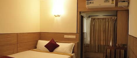 Basic Double Room, City View | In-room safe, desk, laptop workspace, free WiFi